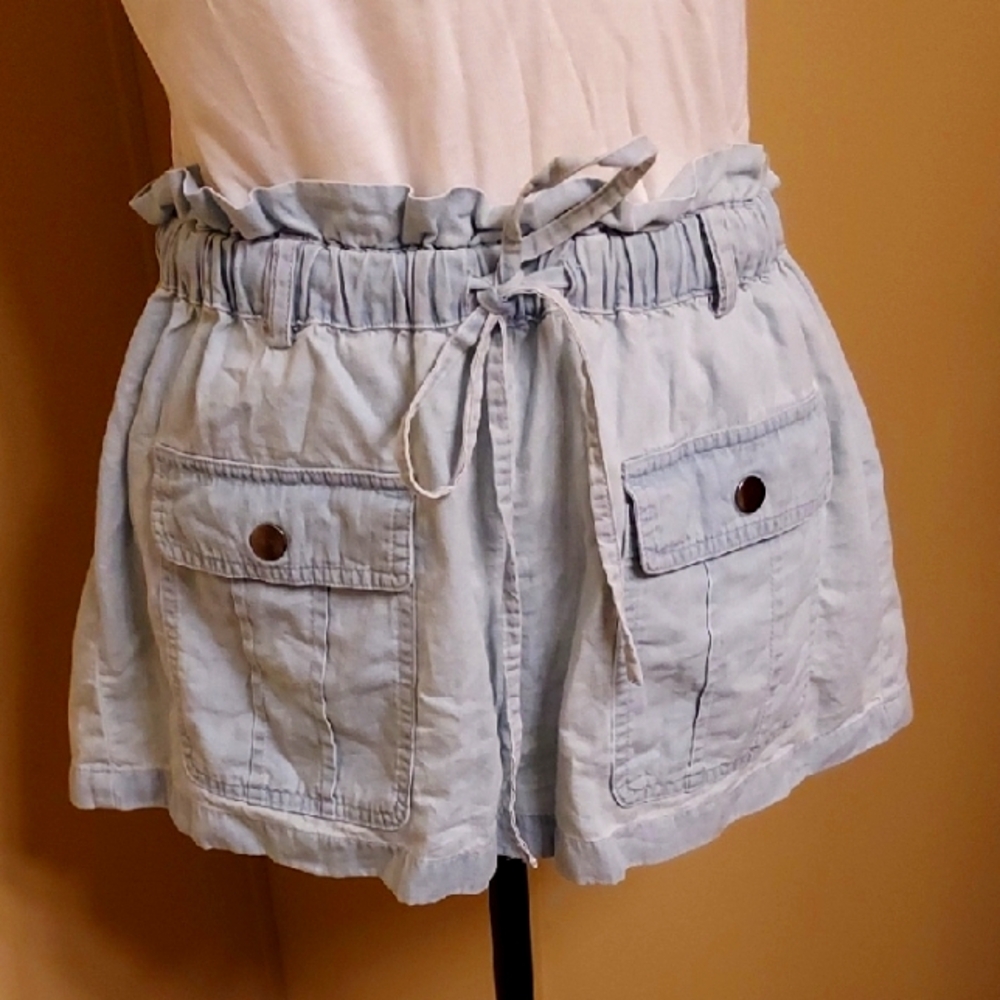 BB Dakota Blue Cargo Shorts with Relaxed Fit